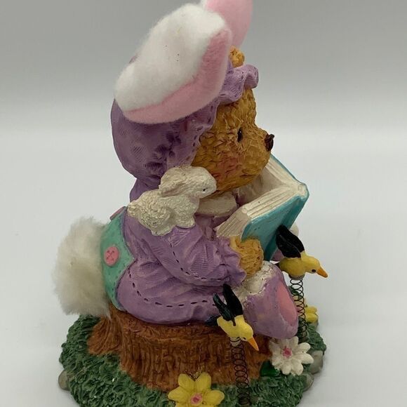 Vintage Teddy Easter Bunny PJs Easter Decoration - Picture 5 of 10